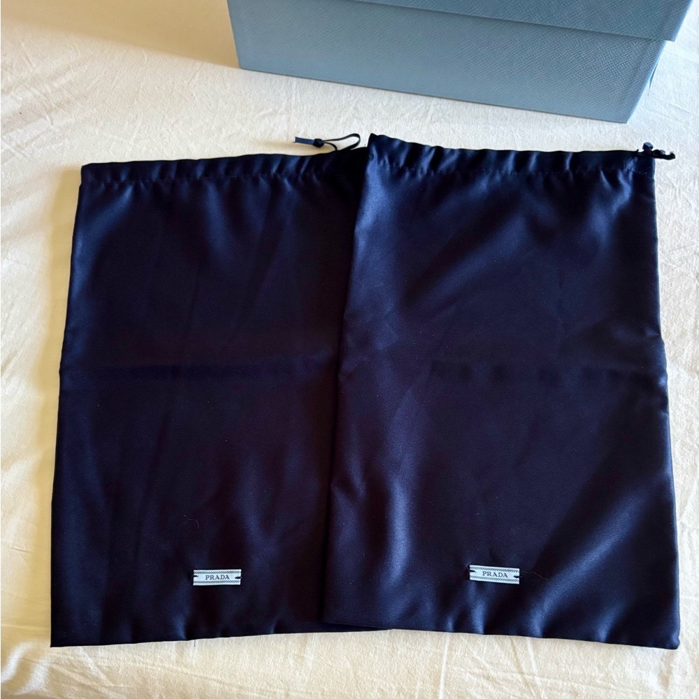 PRADA Box & 2 PRADA Dust Bags Bundle
